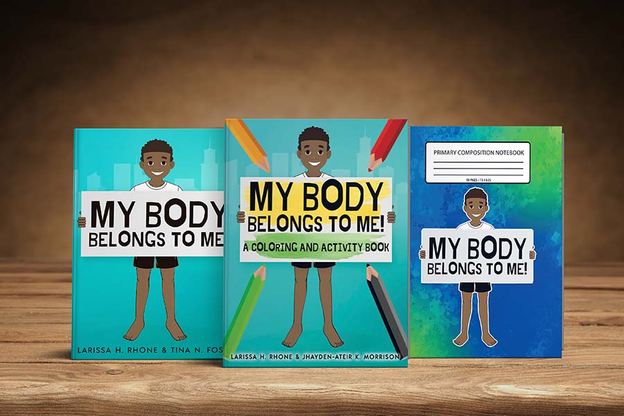 My Body Belongs To Me Boy: Story, Composition, Coloring and Activity Books